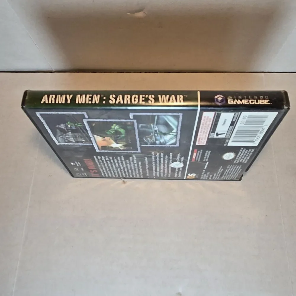 Army Men: Sarge's War (Nintendo GameCube, 2004) - Tested & Working No Guide